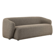 Modern Bouclé Curved Arm Sofa
