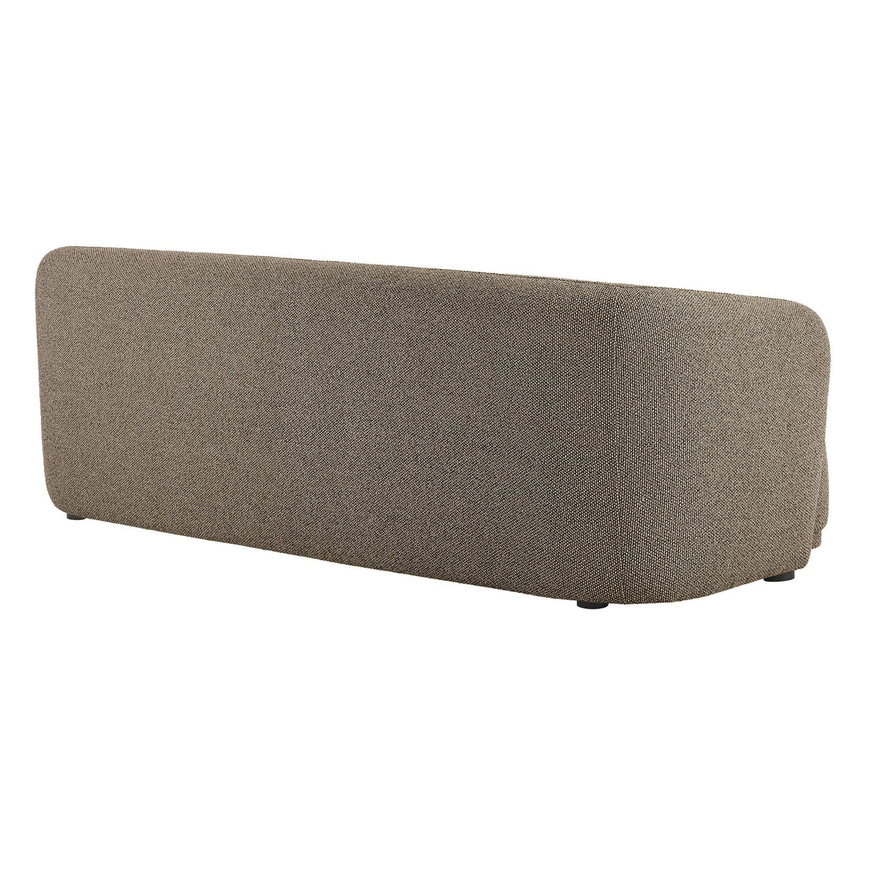 Modern Bouclé Curved Arm Sofa