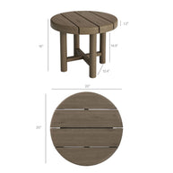 3-Piece Outdoor Teak Wood Armchair Conversation Set
