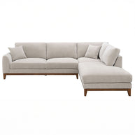 Mid-Century Modern Chenille Sectional