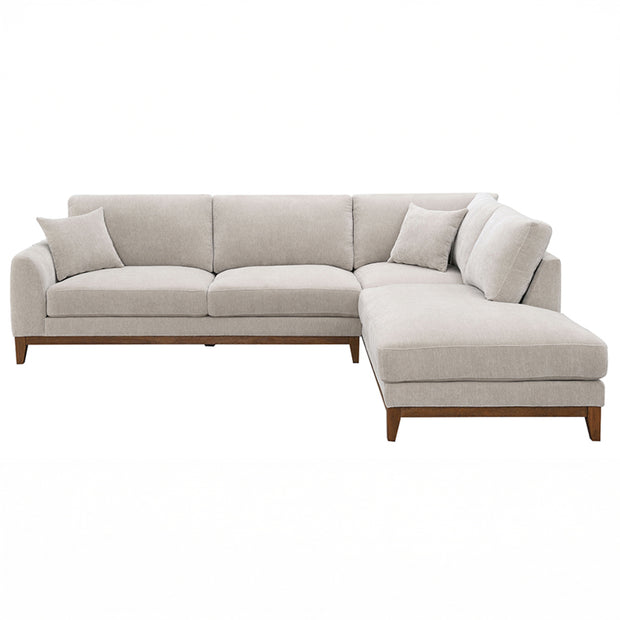 Mid-Century Modern Chenille Sectional