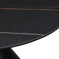 Round Metal & Ceramic Dining Table