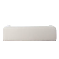 Modern Upholstered Curved Arm Sofa
