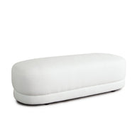 Sculpted Performance Fabric Bench