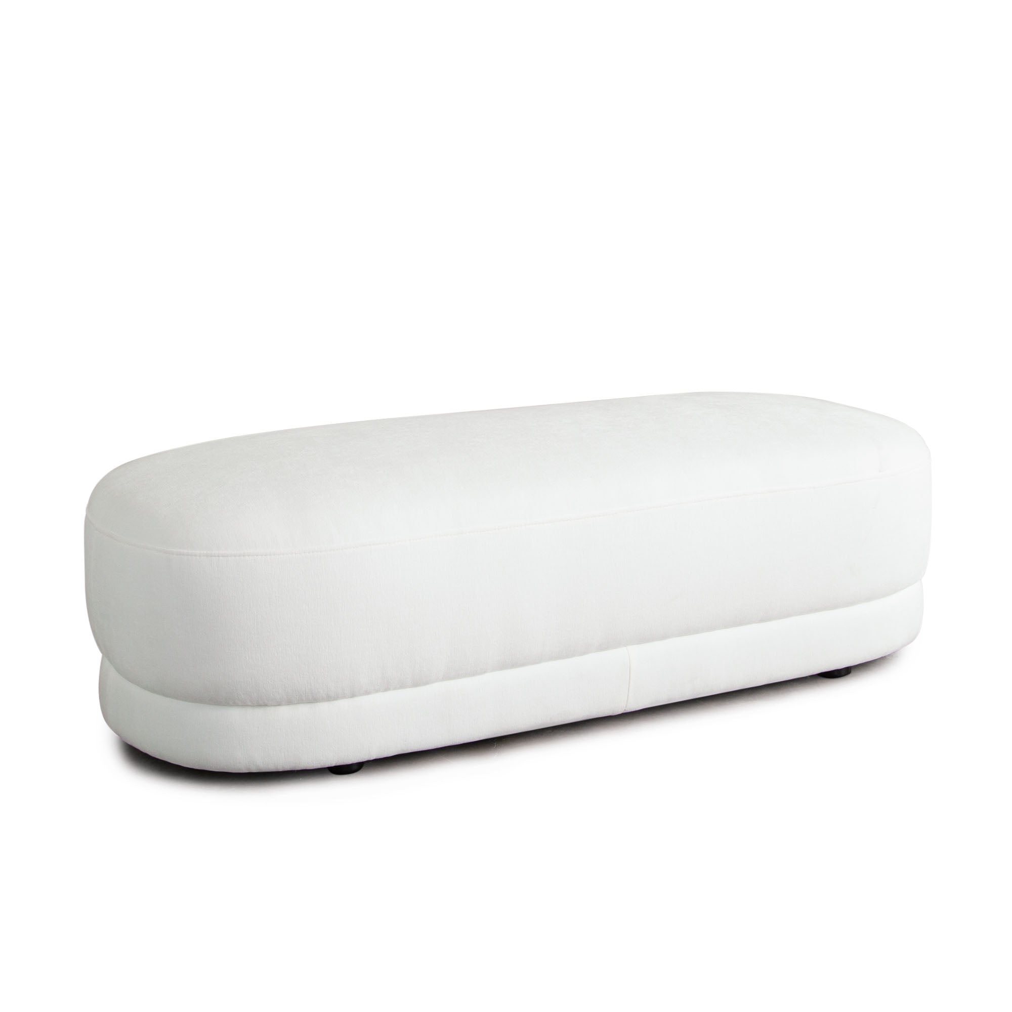 Sculpted Performance Fabric Bench
