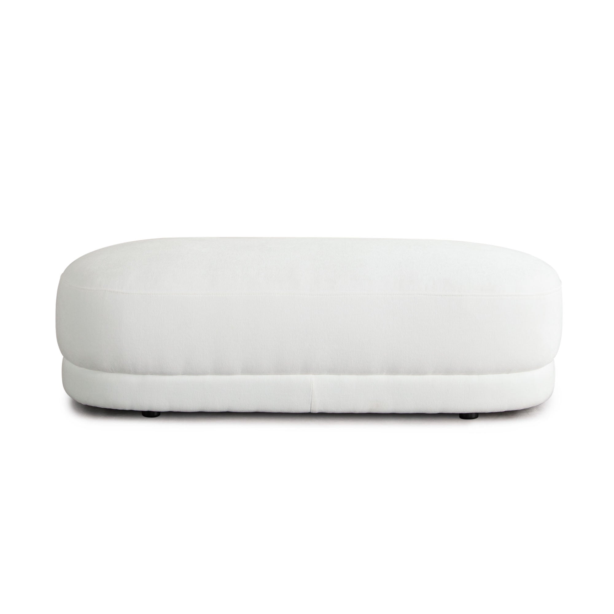 Sculpted Performance Fabric Bench