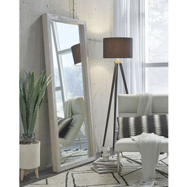 Mineral Gray Floor Mirror