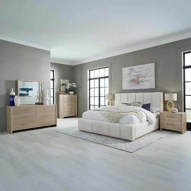 Chai Oak Finish 5PC Bedroom Set