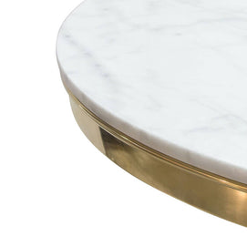 Glam Marble & Black Velvet 5 PC Dining Set