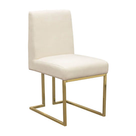 Glam White & Gold 5 PC Dining Set