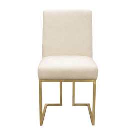 Glam White & Gold 5 PC Dining Set
