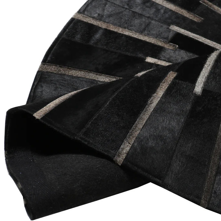 Luxury Handmade Cowhide Patchwork Rug