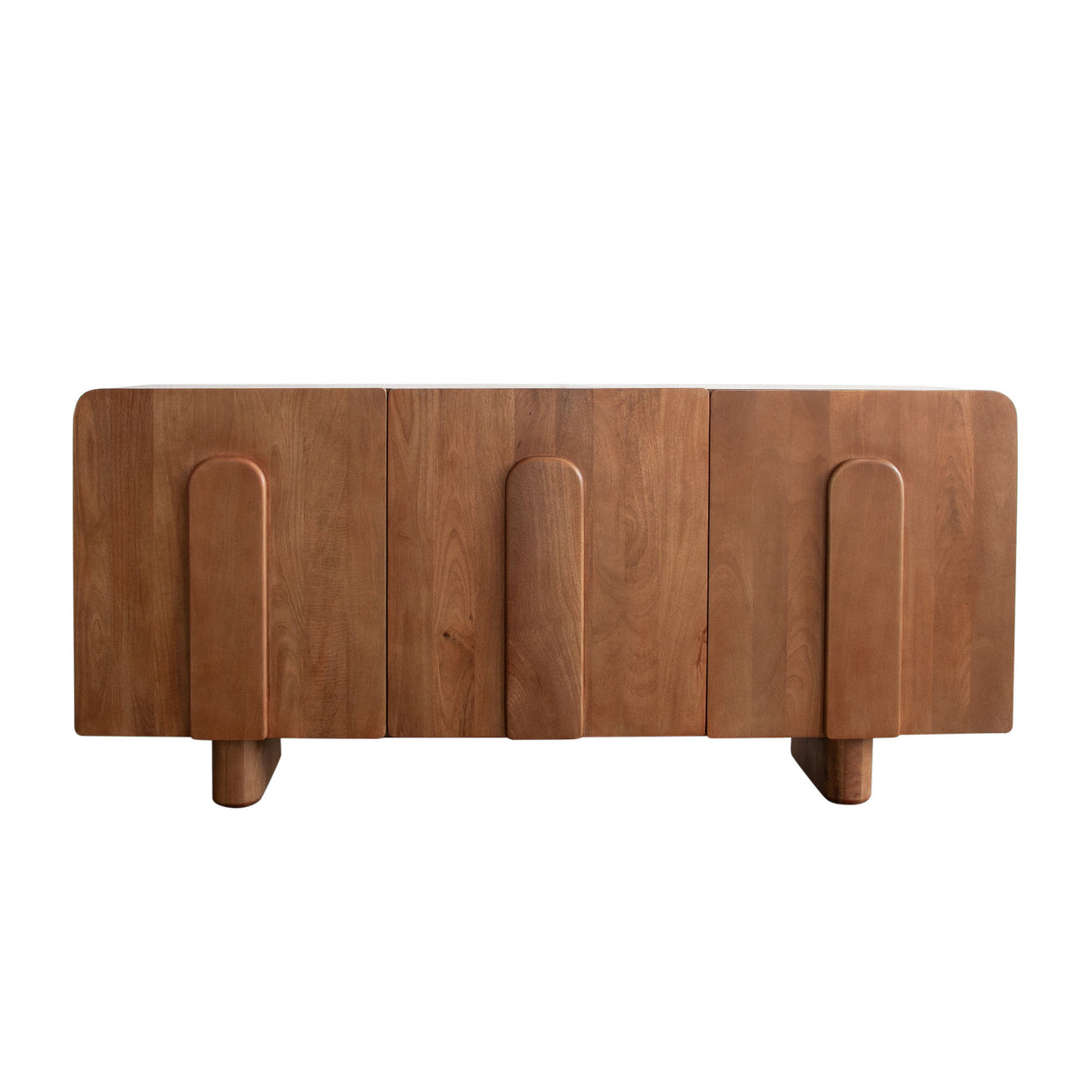 Modern Honey Wood Sideboard