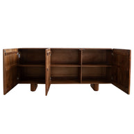 Modern Honey Wood Sideboard