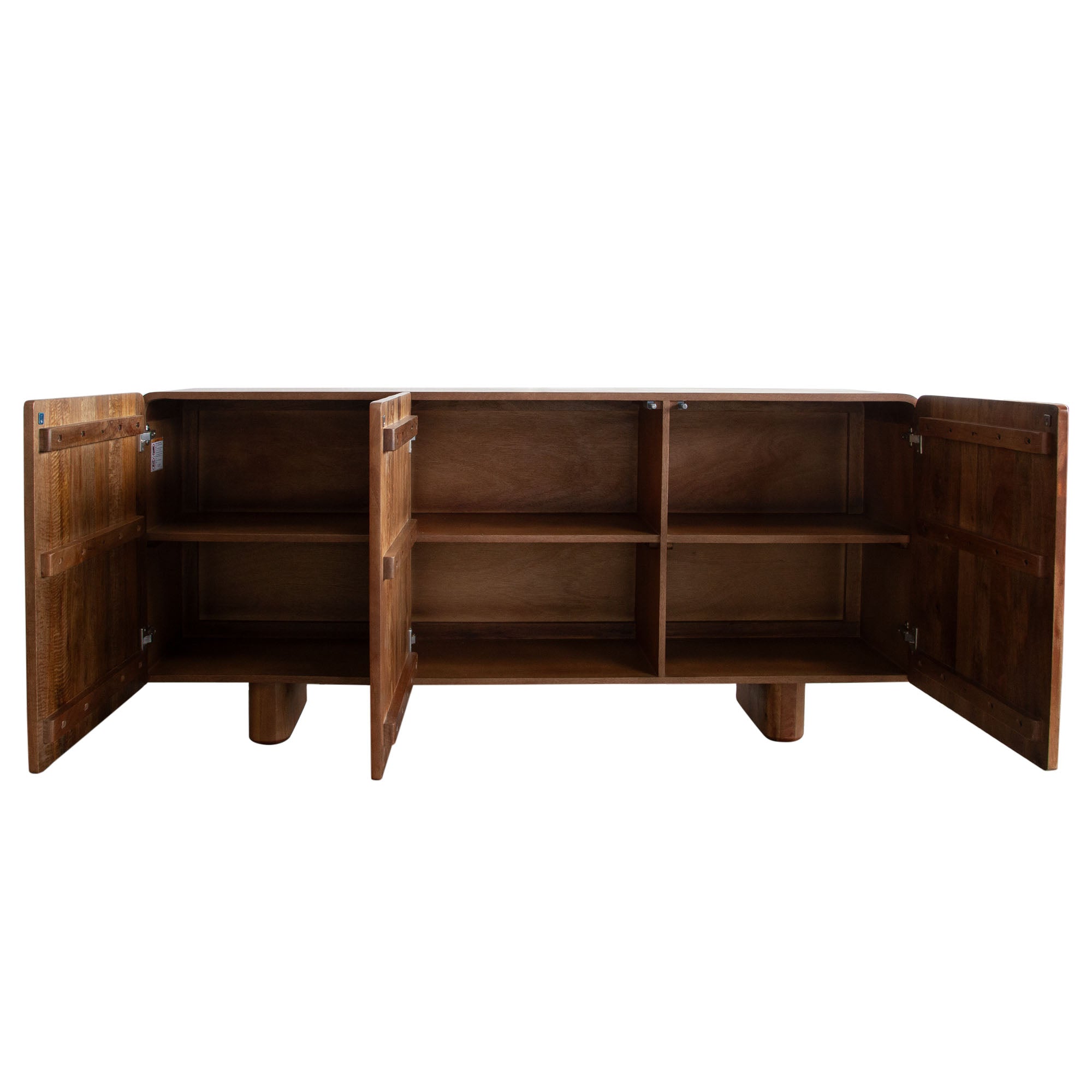 Modern Honey Wood Sideboard
