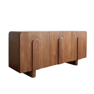 Modern Honey Wood Sideboard