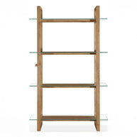 Glass Shelf Bookcase