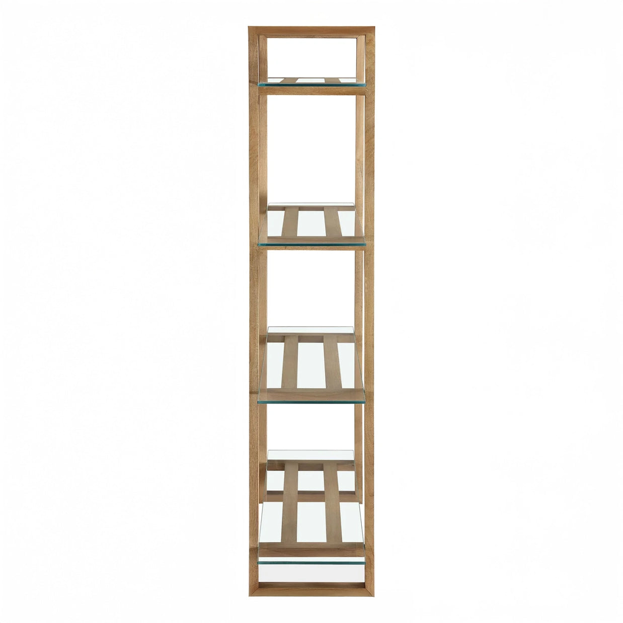 Glass Shelf Bookcase