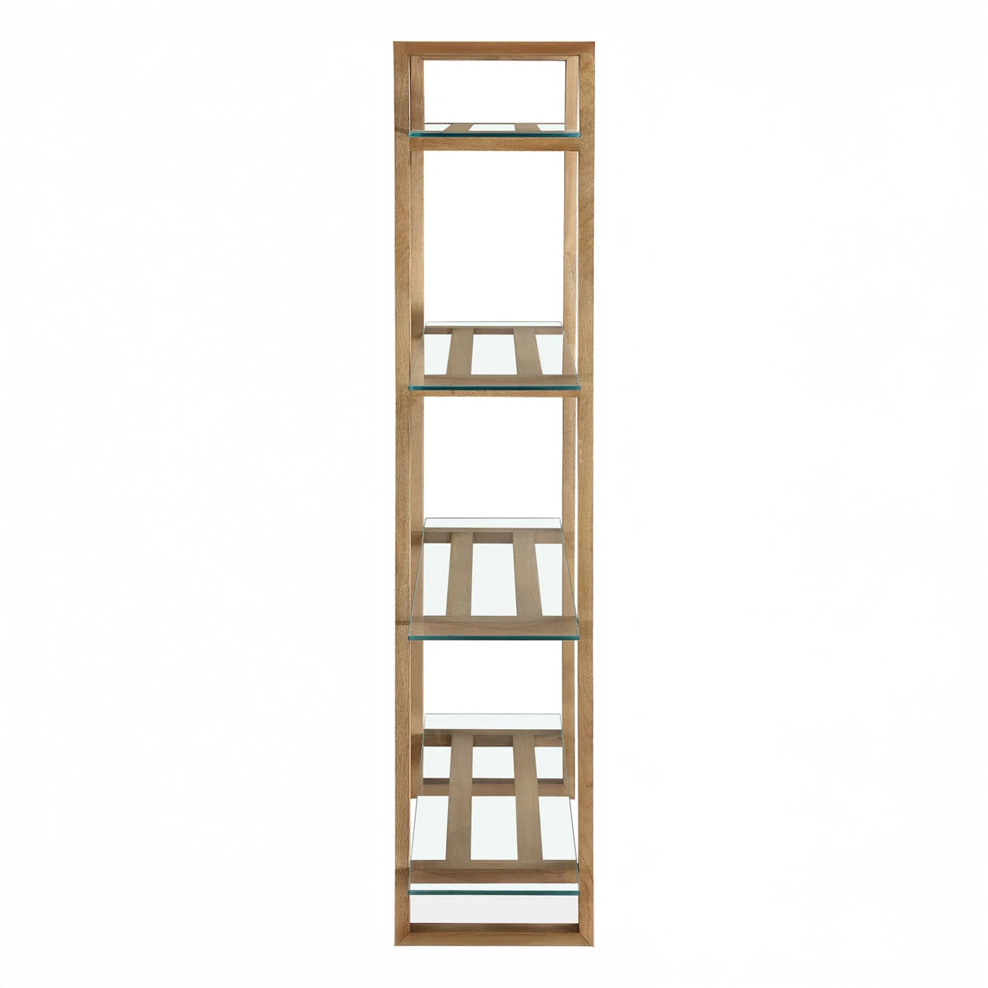 Glass Shelf Bookcase