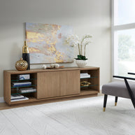 Modern Bisque TV Stand