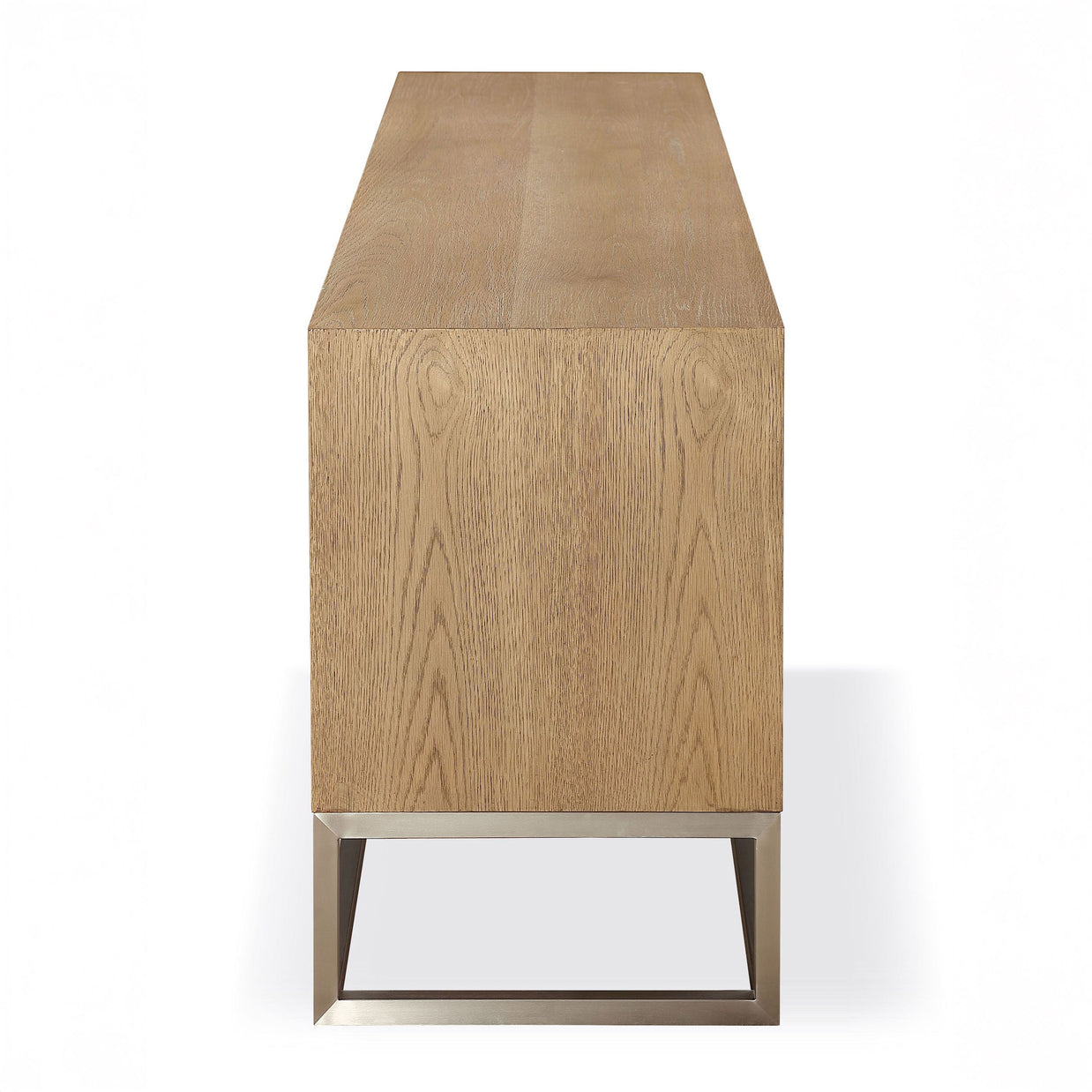 White Oak 3 Door Tv Media Console
