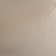 Beige Velvet Swivel Dining Chair