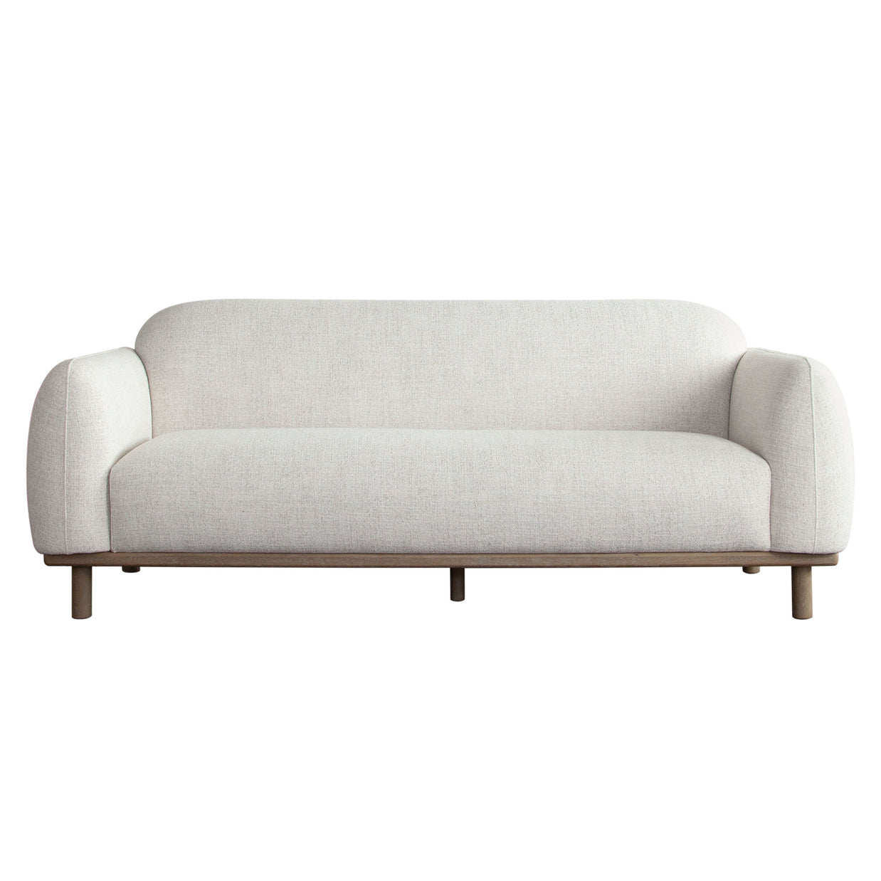Modern Light Barley Fabric Sofa