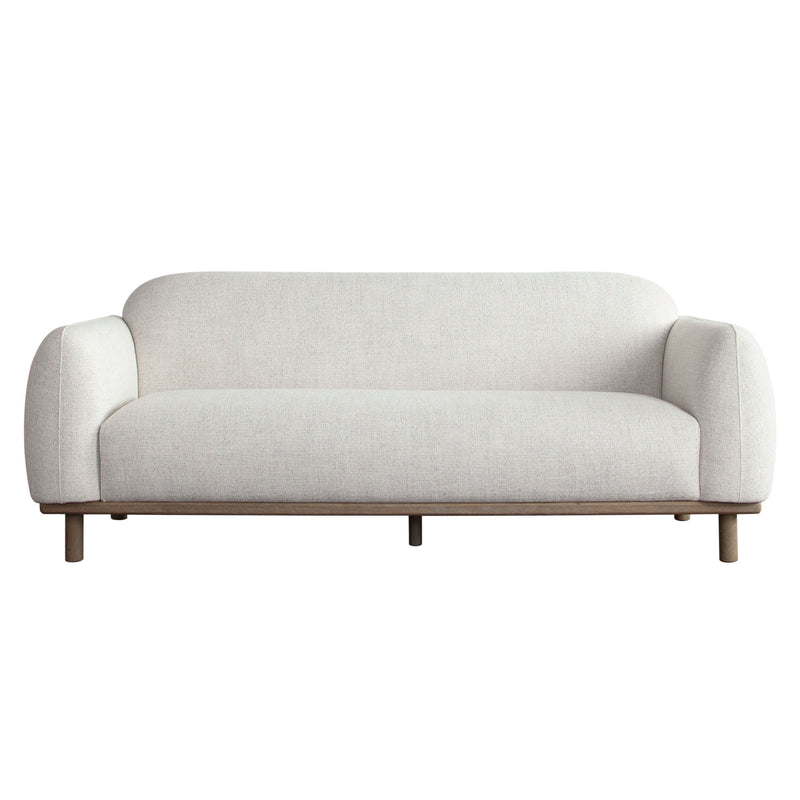 Modern Light Barley Fabric Sofa