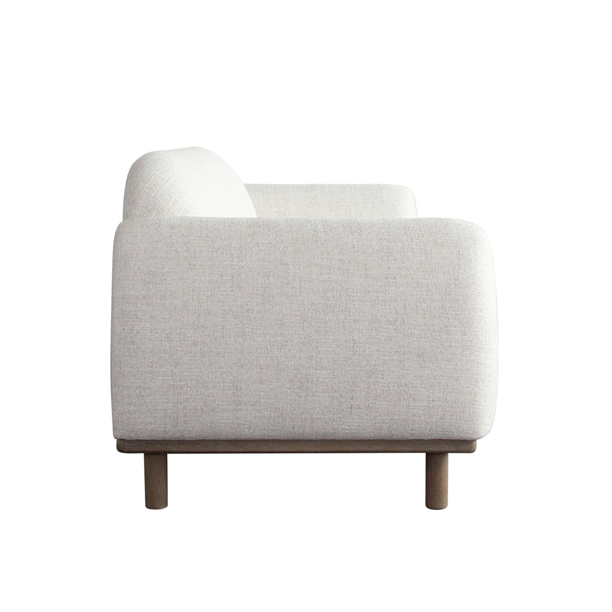 Modern Light Barley Fabric Sofa