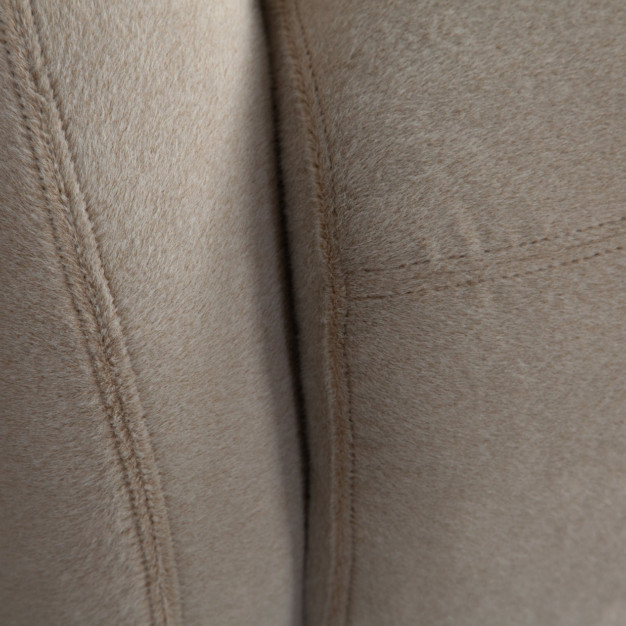 3-Piece Fawn Alpaca Curved Sectional Sofa