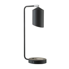 Modern Matte Black Table Lamp