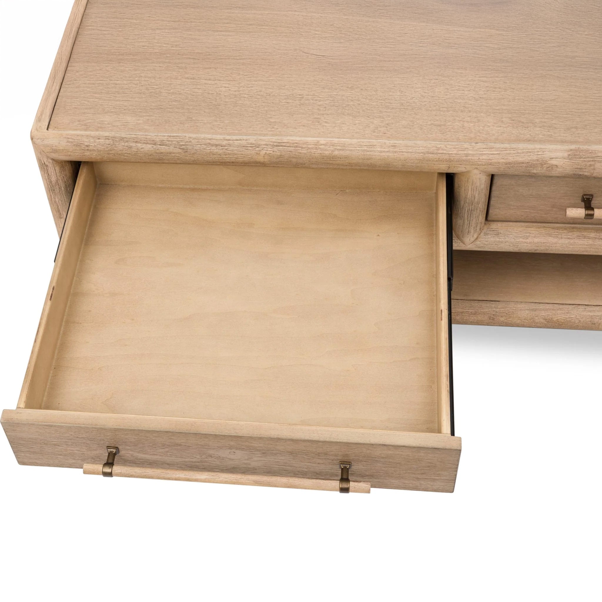 Dorsey Wood Coffee Table in Granola Finish