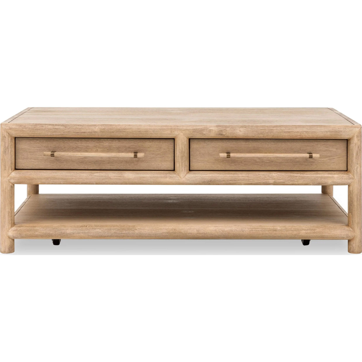 Dorsey Wood Coffee Table in Granola Finish