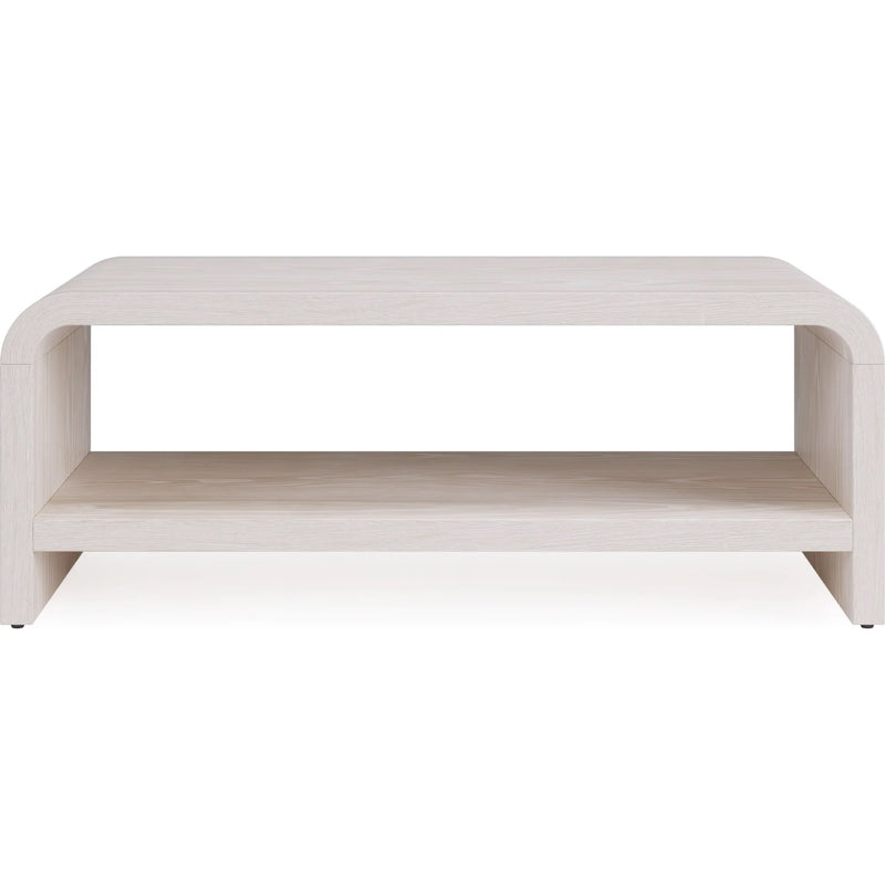 Ash Wood Coffee Table – Sugar Finish
