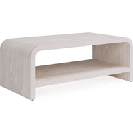 Drake Ash Wood Coffee Table – Sugar Finish