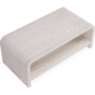Drake Ash Wood Coffee Table – Sugar Finish