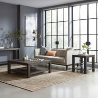 Modern Rustic Living Room Table in Graphite