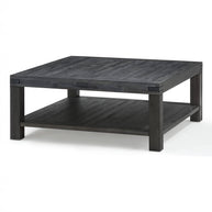 Modern Rustic Living Room Table in Graphite