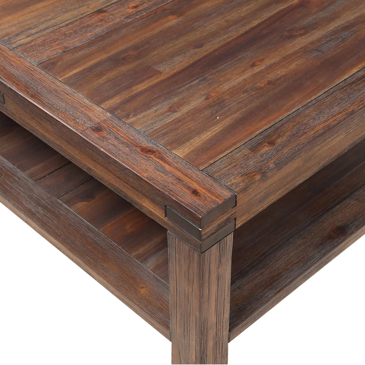 Modern Rustic Living Room Table in Graphite