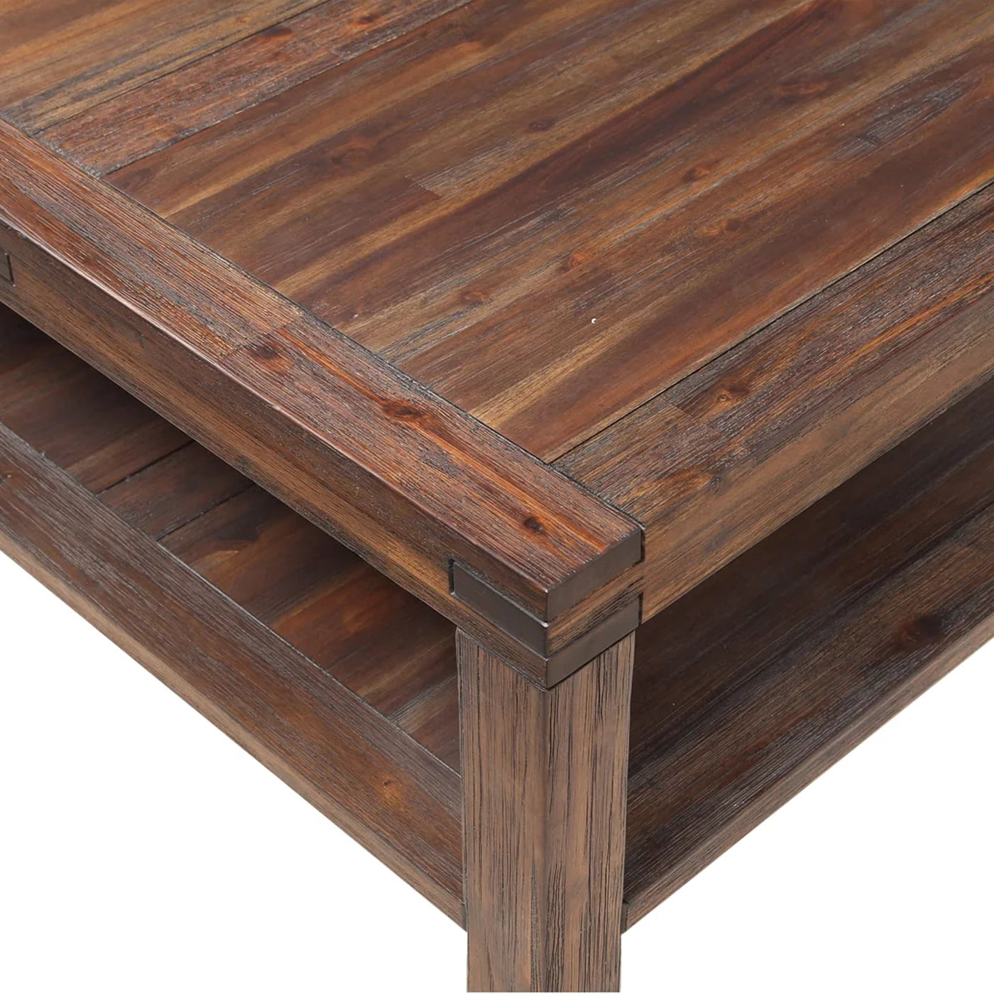 Modern Rustic Living Room Table in Graphite