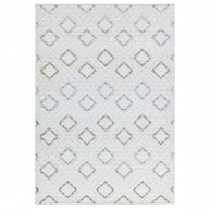 Machine Washable Diamond Area Rug