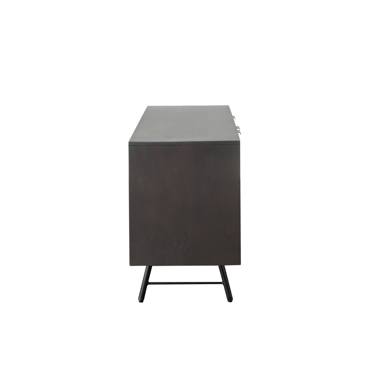 Geometric Modern Smoke Gray Sideboard