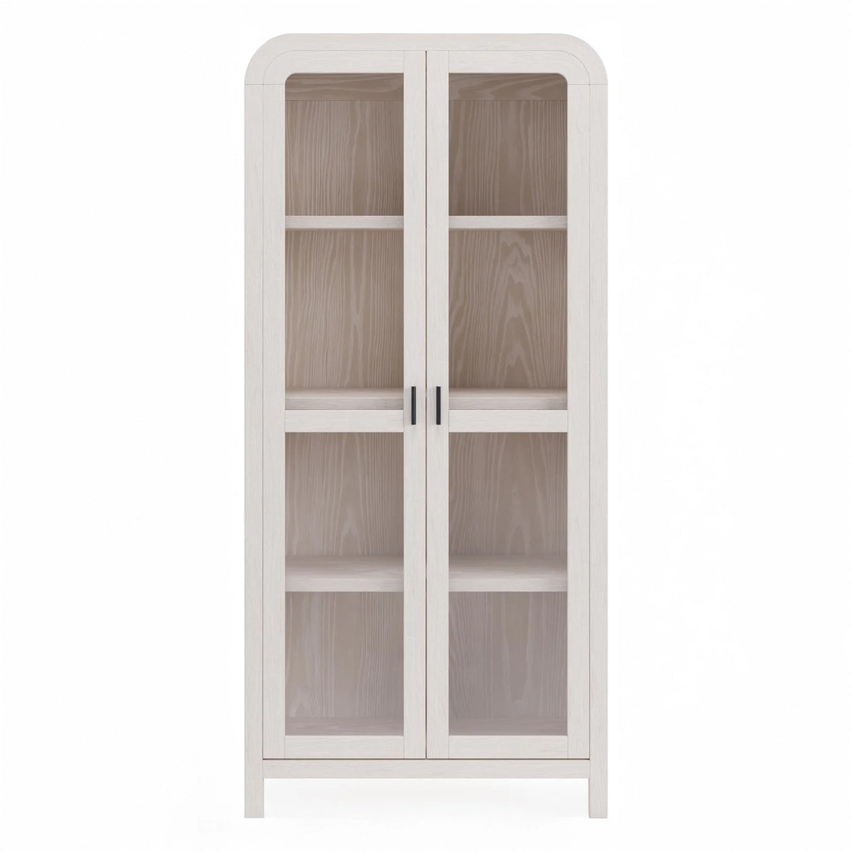 Glass Door Wooden Bookcase
