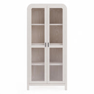 Glass Door Wooden Bookcase