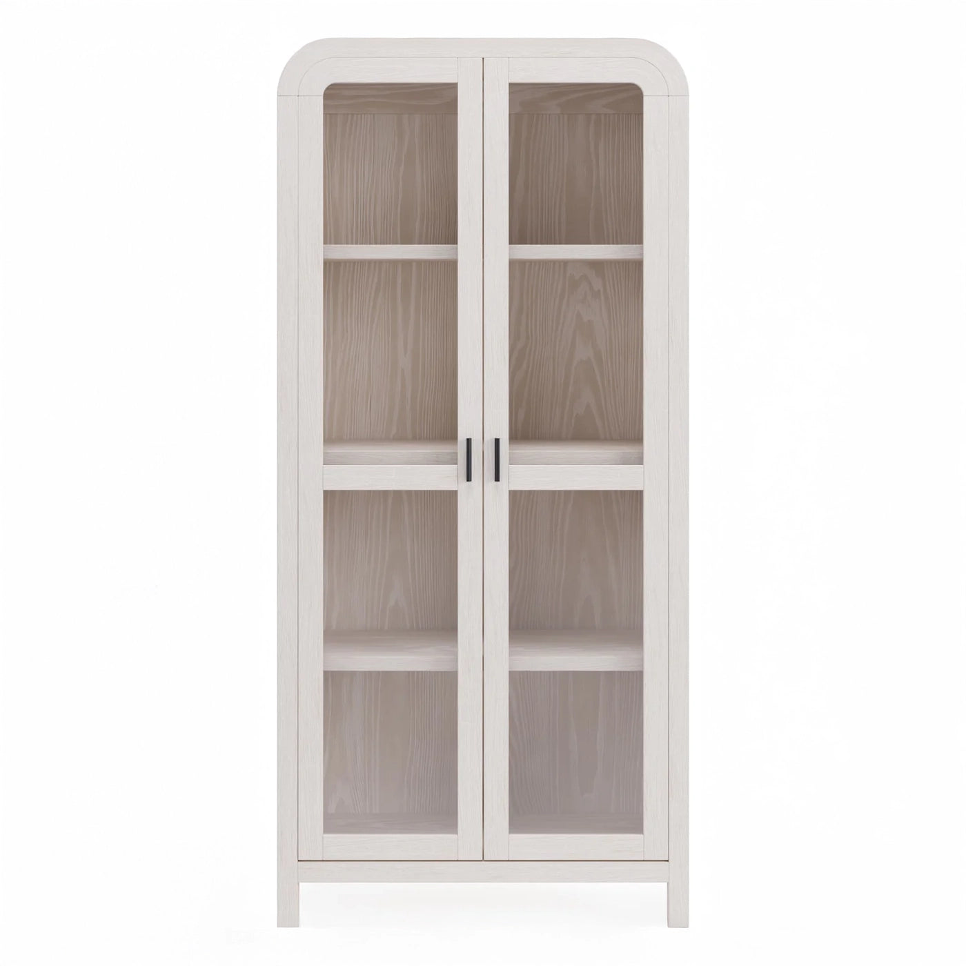 Glass Door Wooden Bookcase