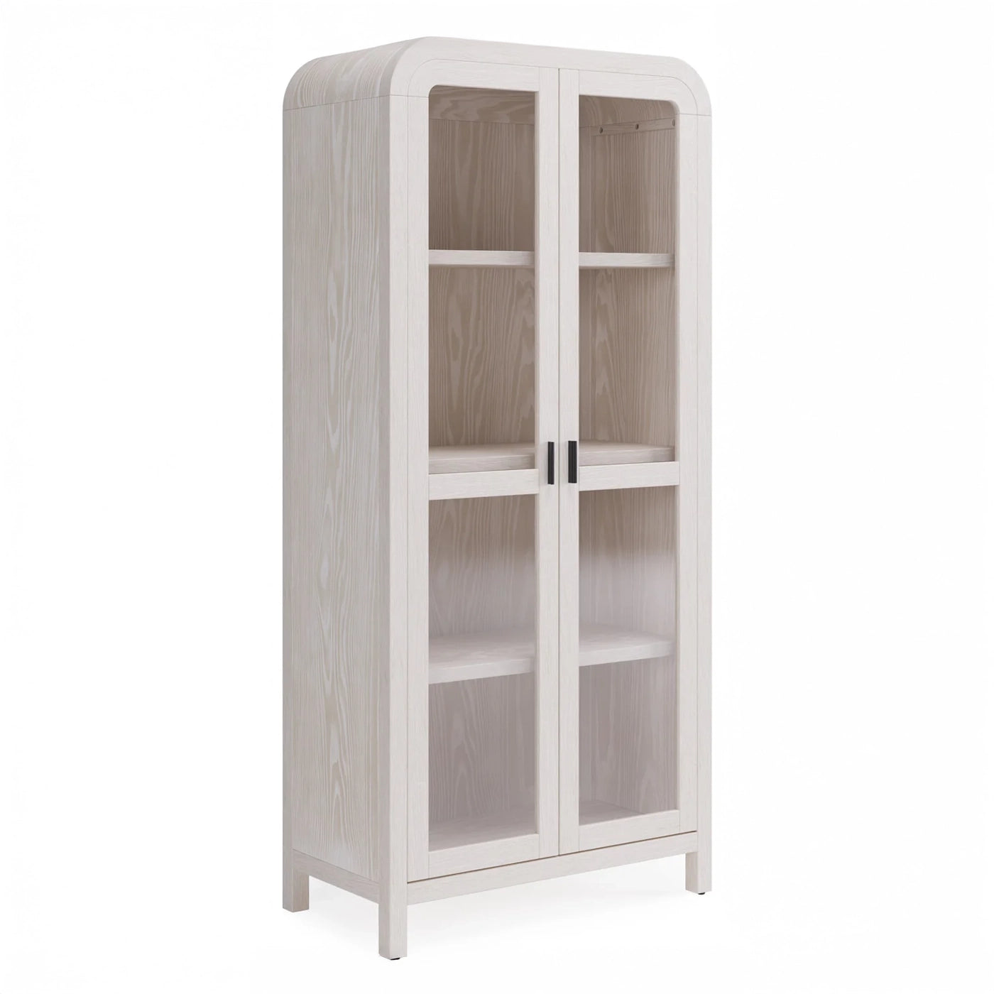 Glass Door Wooden Bookcase