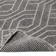 Handwoven Geometric Wool Blend Area Rug