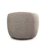 Modern Wheat Upholstered Swivel Chair