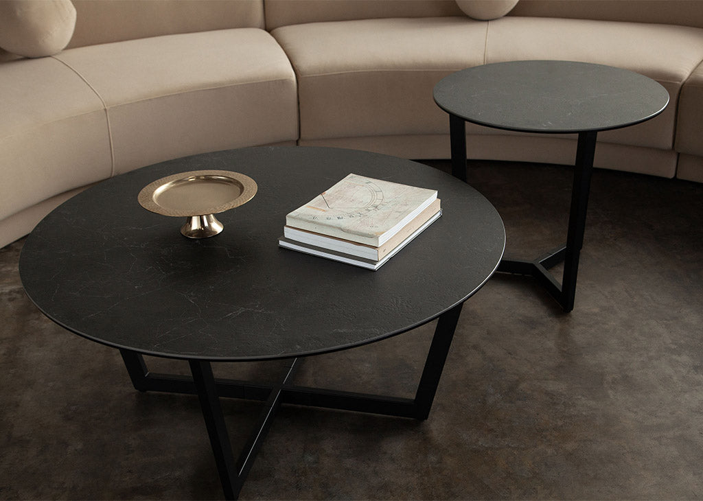 Round Ceramic Coffee Table