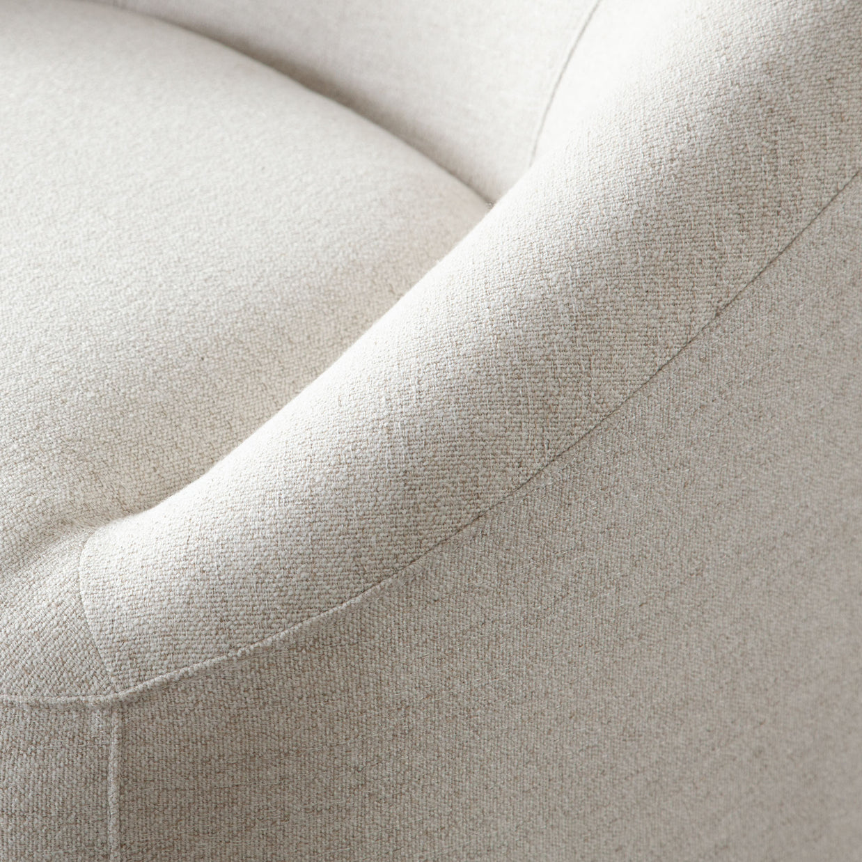 Modern Linen Swivel Accent Chair